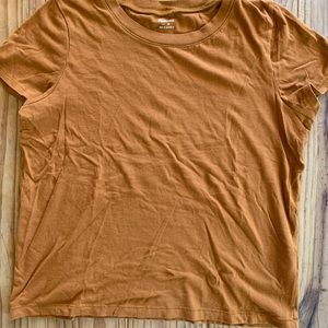 Madewell Northside Vintage Tee. Burnt Orange. (M)